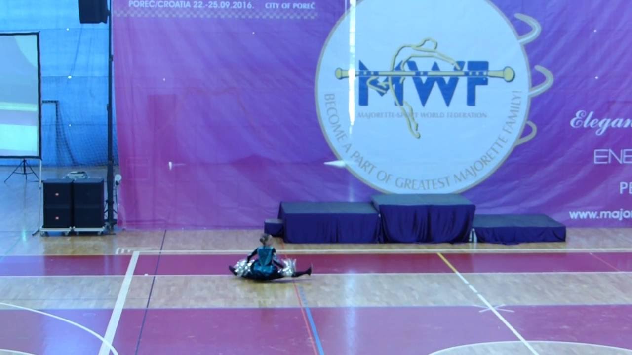 ADELLINE World championship Poreč 2016 - sólo junior POM Cerhová Kristýnka