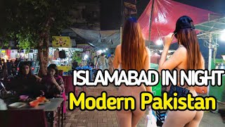 🇵🇰 Pakistan Islamabad, Night walking tour | 4k 2023