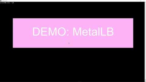 Load Balancer(LB) in baremetal  kubernetes by metallb