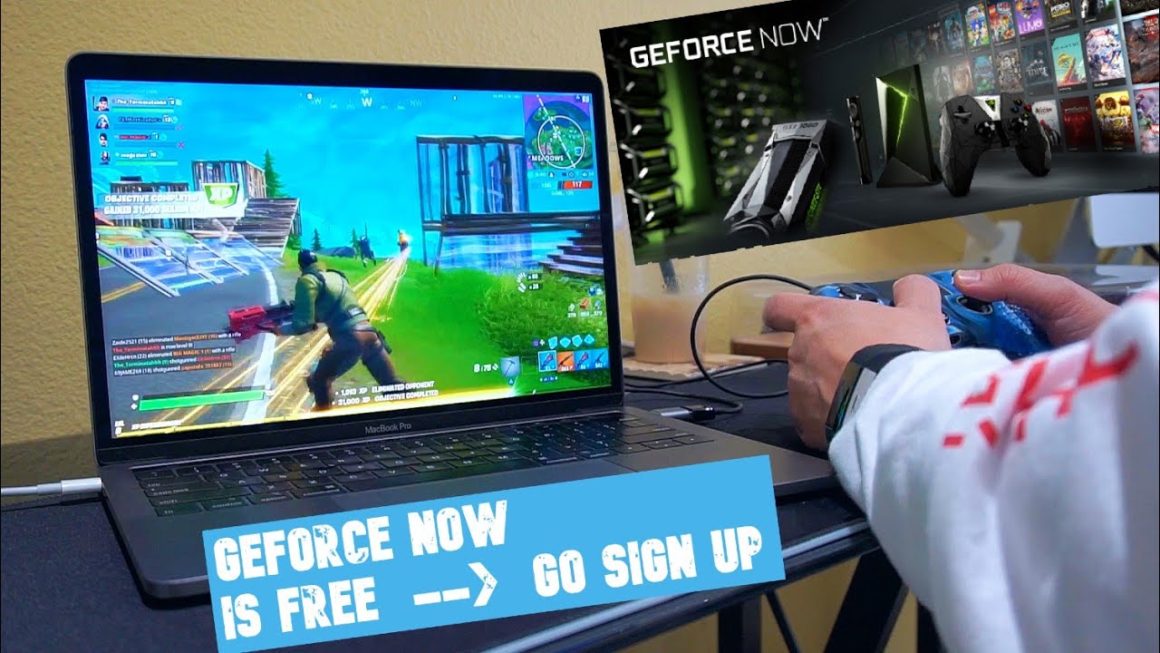 GeForce Now + Fortnite + Mac  Setup GeForce Now & Play Fortnite in Mac 