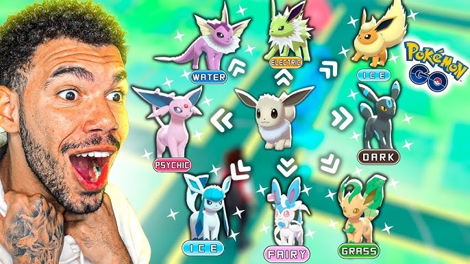 Guia da família Eevee] Realizar a evolução de Eevee Shiny facilmente!