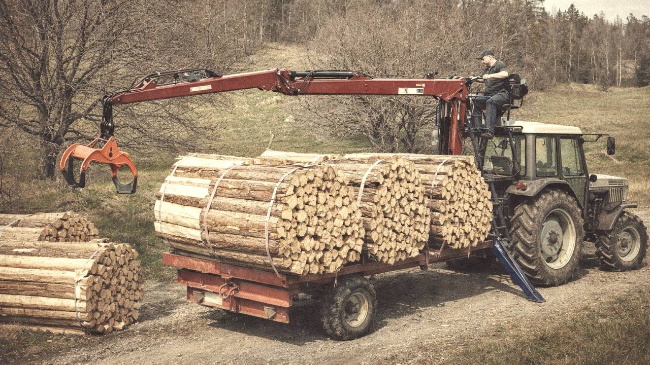 Insane Automatic Firewood Processing Machines | Smart Homemade Wood Cutting Technology