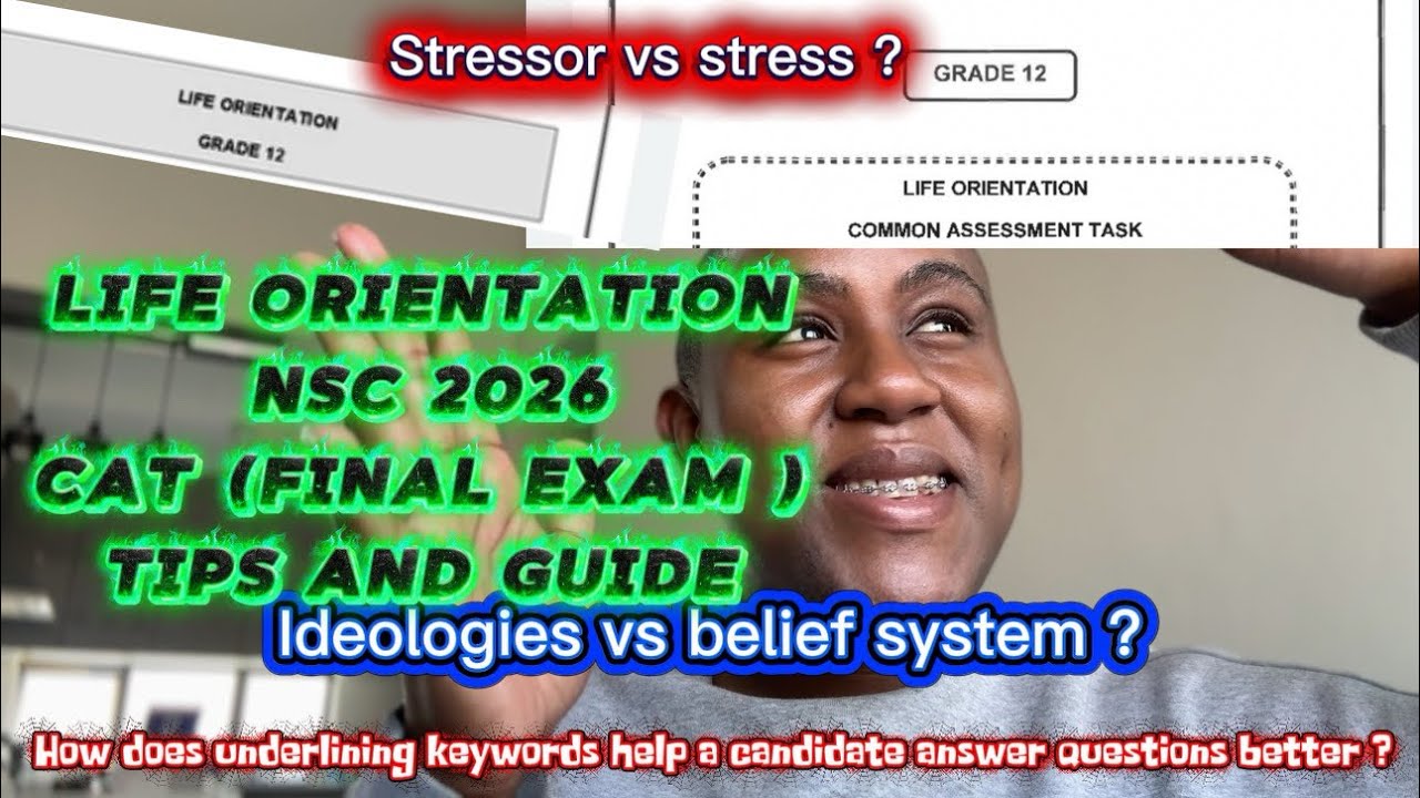 Grade 12 LIFE ORIENTATION FINAL NSC EXAM 2026 Revision (Under an Hour !) 🔥🔥
