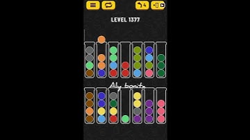 ball sort puzzle level 1377