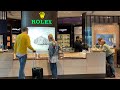 Rolex watch shopping at Dubai Airport 2023 - steel sports? Datejust? Bought my Submariner here!