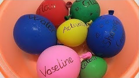 Making Slime With Balloons! Slime Balloon Tutorial Compilation #02 -2017