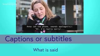 Accessible Audiovisual Media