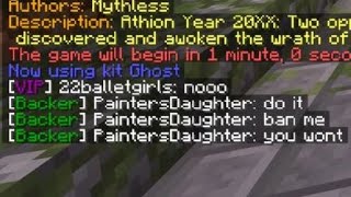 I got PERM BANNED from ATHIOS