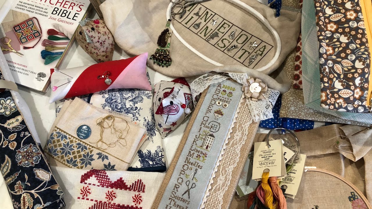 HENS-"SPECKLED & STUFFED", NEEDLES, FINISHES AND FUN...CROSS STITCH WITH COUNTRY STITCHERS CSV193