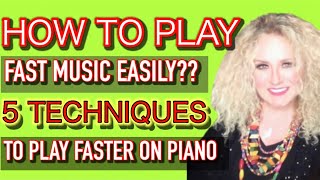 HOW TO PLAY FAST MUSIC EASILY? 5 TECHNIQUES TO PLAY FASTER ON PIANO #bach #chopin #scales #fastpiano screenshot 4