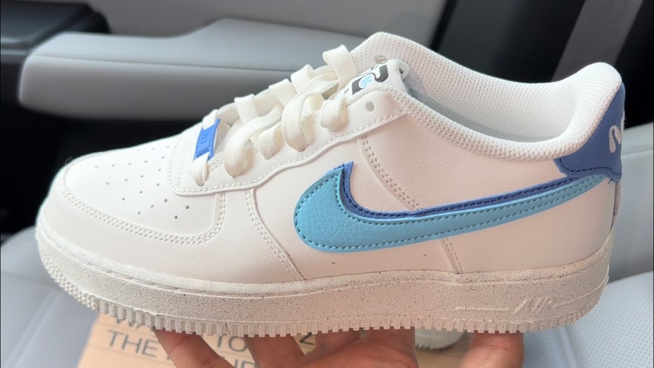 Nike Air Force 1 Low 82 Double Swoosh Sail Blue
