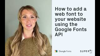 Adding web fonts to your site with Google Fonts screenshot 4