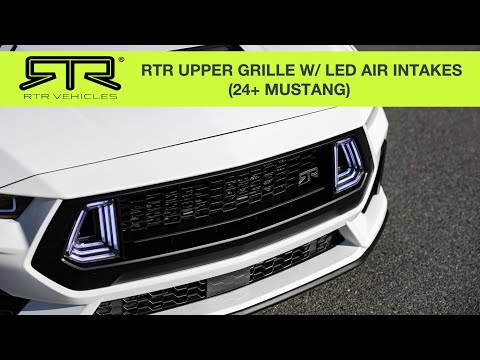 Installing the RTR Upper Grille w/ LED Air Intakes (24+ Mustang)