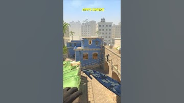 Apps Smoke From Spawn For CT Mirage CS2 #shorts