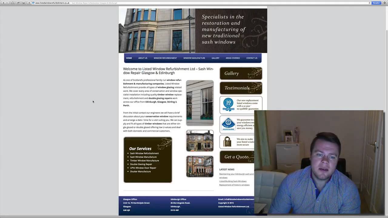 Local SEO Glasgow and SEO Edinburgh call Stuart 07525 083310