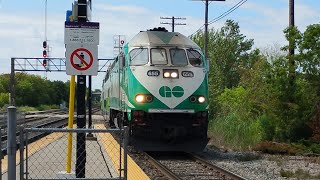 GO 655 East Leads GO 7416 Through Scarborough GO With 307 Trailing