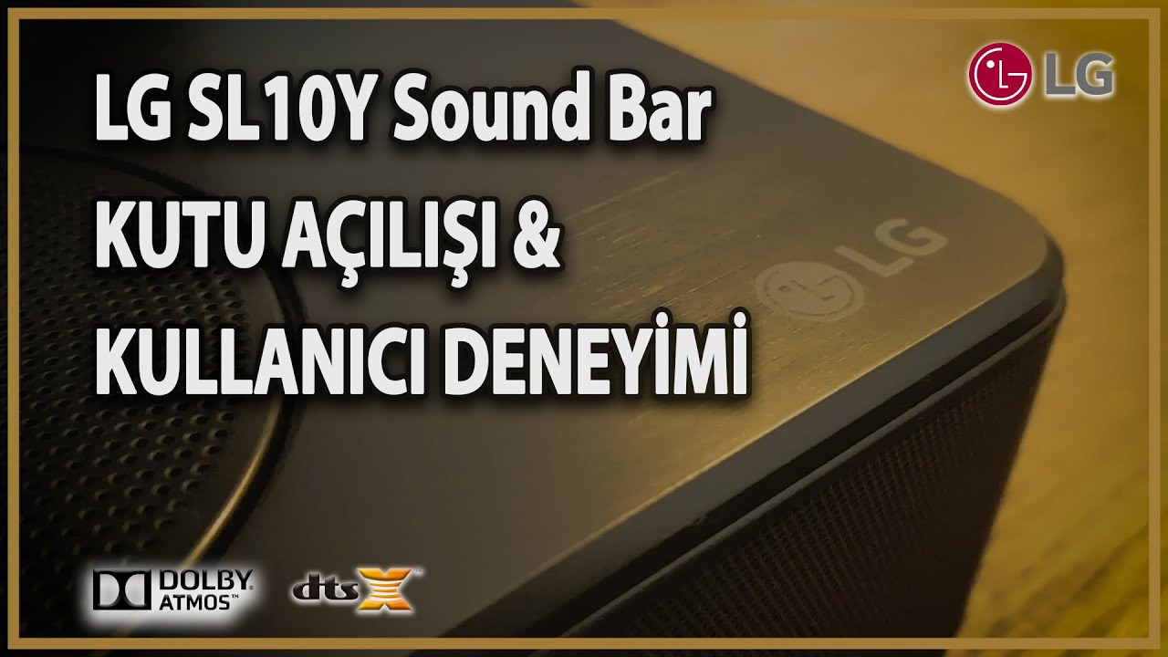LG SL10Y 4K Sound Bar - Dolby Atmos 