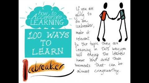 100 Ways to Learn #38 Icebreakers | The Learning and Performance Institute