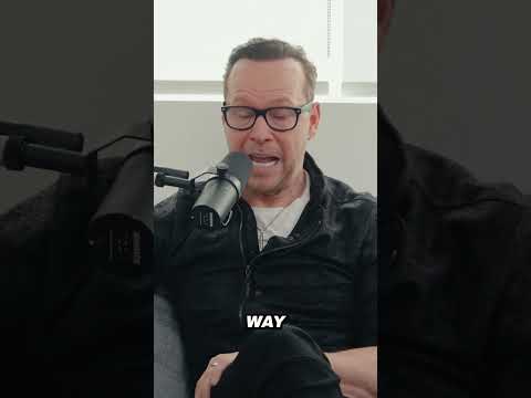 How Donnie Wahlberg Feels About Performing now ❤️ #NKOTB #artist #performing