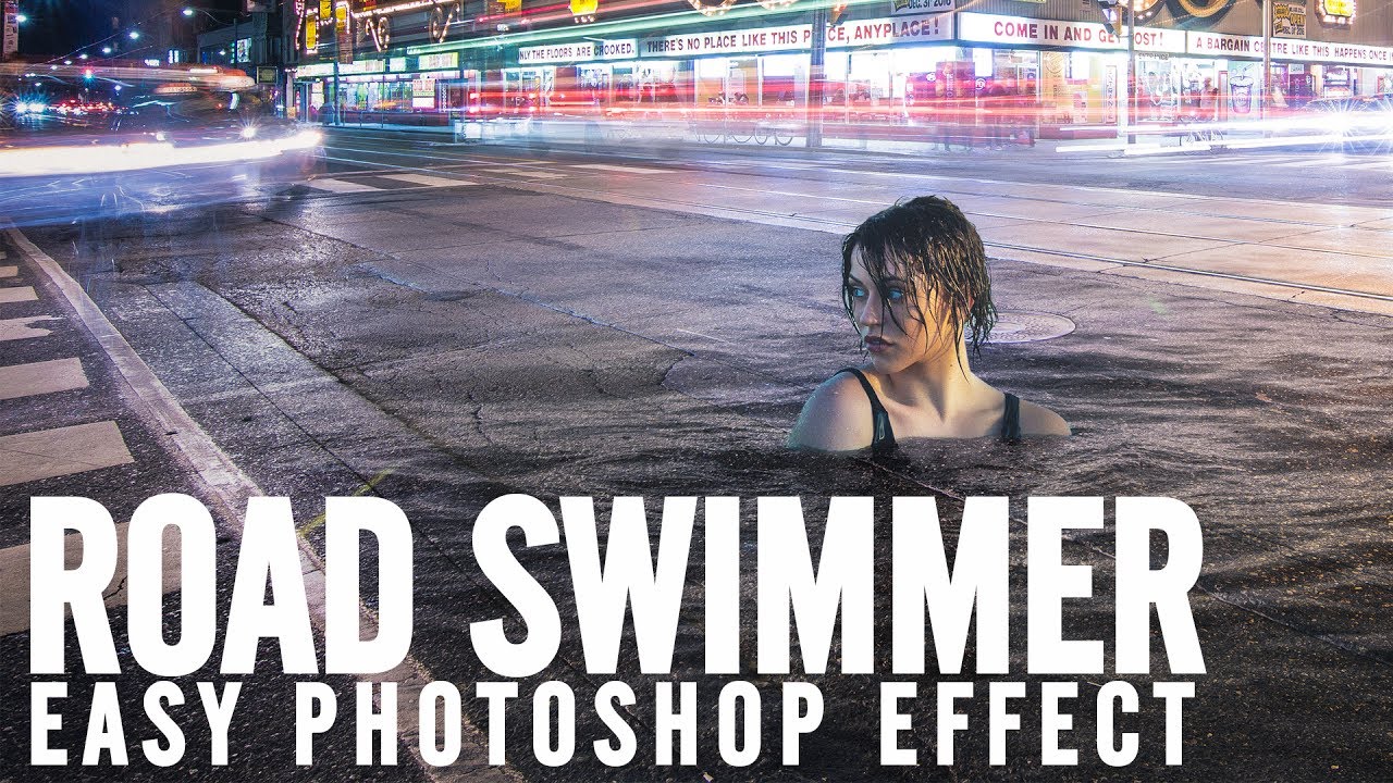 Road Swimmer Easy Effect (PSD Box) YouTube