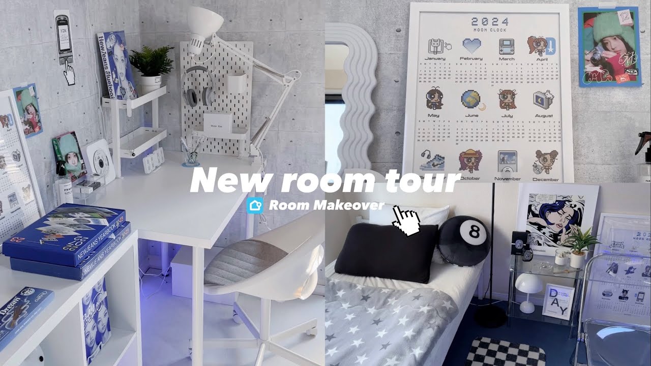 Room Makeover : new room tour / 韓国好き1人部屋紹介🌐🎧⭐︎ /  ほぼIKEAだけで揃えた韓国オタク🛋 / NewJeans