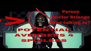 AVENGERS 4! POTENTIAL SPOILERS!