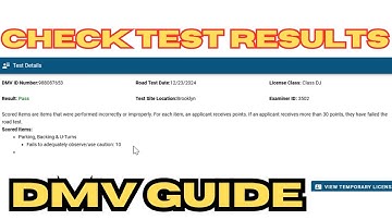 How to Check Your DMV Driving Test Results | Complete Guide
