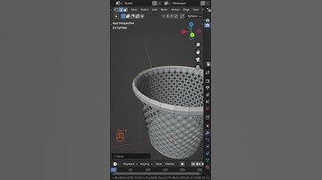 Easy Blender Tutorial: Create a 3D Dustbin  🗑️ Step-by-Step | blender #tutorial