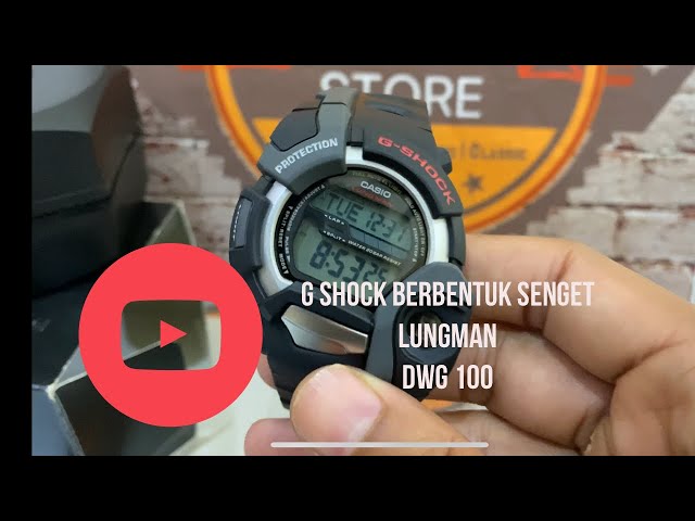 Casio G Shock LUNGMAN DWG 100 Unboxing Review - YouTube