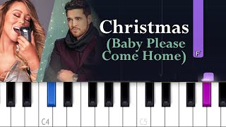 Christmas (Baby Please Come Home) by Mariah Carey, Michael Bublé | Piano Tutorial
