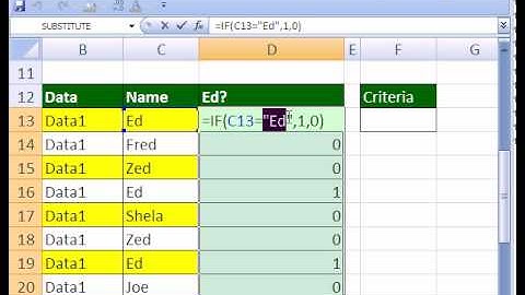 Excel Magic Trick #217: IF Function Text Logical Test