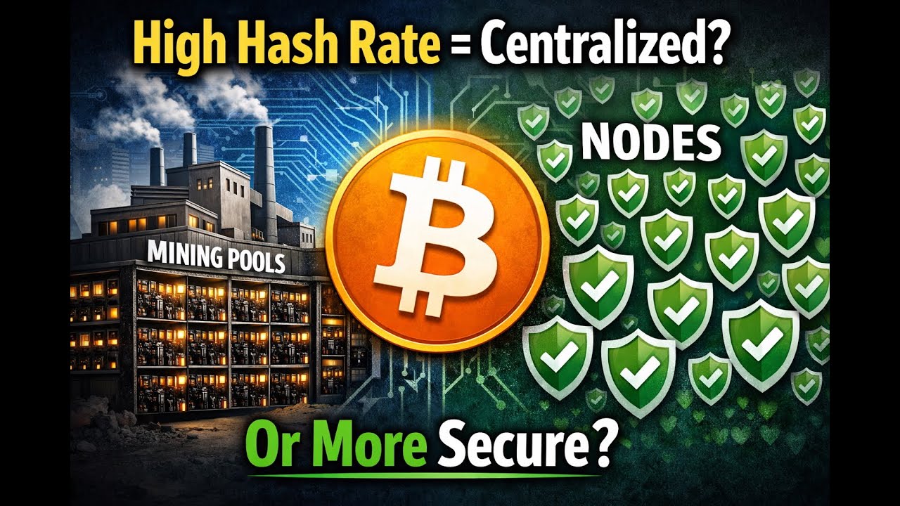 Does high hash rate = less decentralization? Does industrial mining harm Bitcoin’s security?