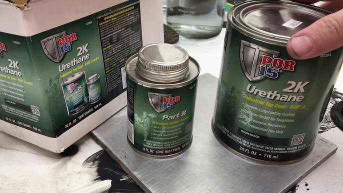 POR-15 2K Urethane 2-Part Industrial Top Coat Paint – 90racing