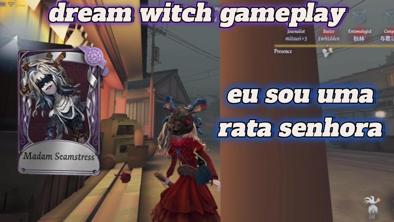 IDENTITY V | jogando com a hunter mais facil do jogo - Dream witch gameplay