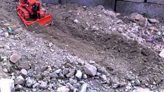 Dozer allis chalmers HD 21 pushing and ripping first test