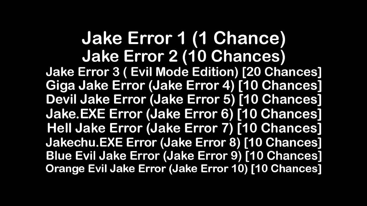 Jake Error Series Season 1 Plans - YouTube