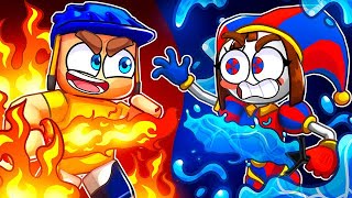 Jeffy and POMNI Become the STRONGEST in STRONGEST BATTLEGROUNDS!