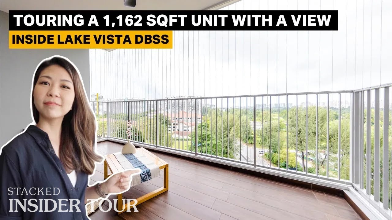 Touring A Modern 5-Room Lake Vista DBSS Unit With Stunning Views Over Jurong Lake Gardens