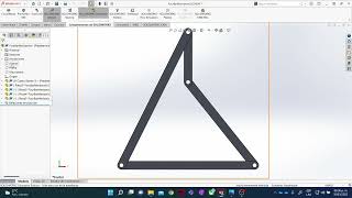 DISEÑO y SIMULACIÓN de [posición, velocidad y aceleración] del Mecanismo Cuatro Barras en SolidWorks