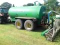 Slurry injecting with same and abby tanker with 6 meter injector