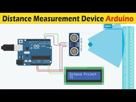 Distance Measurement System Using Arduino Tinkercad | Arduino Project ...
