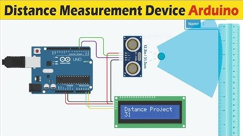 Distance Measurement System Using Arduino Tinkercad | Arduino Project | Ultrasonic Project
