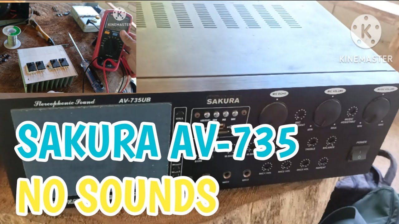 Sakura AV-735 May power walang sounds