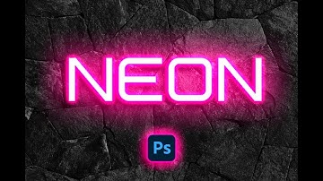 Create a Glowing Neon Text Effect in Photoshop Fast & Easy