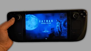 Batman Arkham Asylum Steam Deck Handheld Gameplay