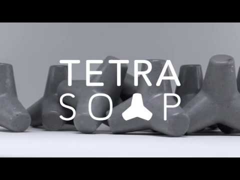 Say goodbye to ugly brick shaped soaps that are slippery to hold – and say hello to TETRA SOAP.