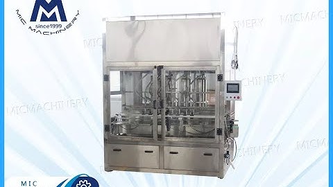 Vegetable Oil Filling Machin: how machine fill Vegetable Oil into the bottle automatically.
