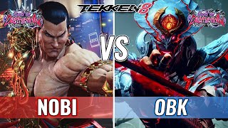 Tekken 8 | Nobi (#2 Ranked  Feng) VS OBK (#3 Yoshimitsu) Ranked Match