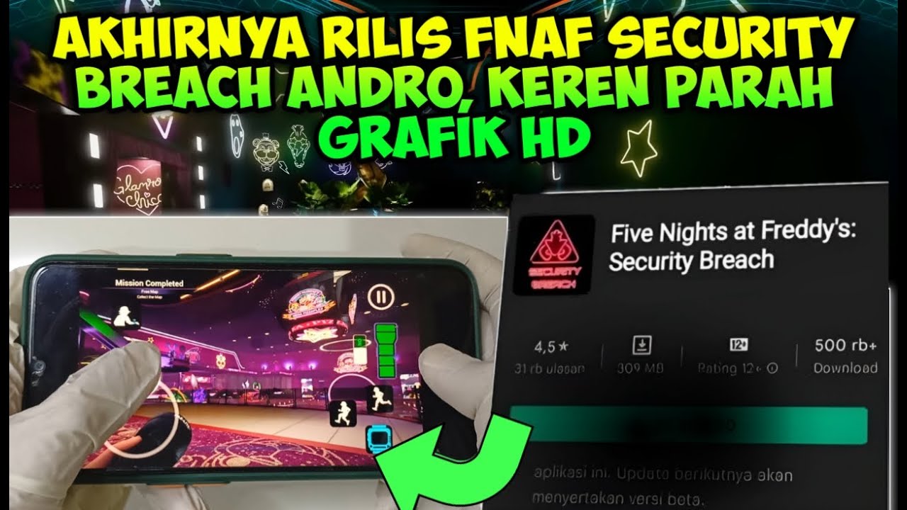 Five night at freddy security breach android edition 1.6.3.3 gameplay 60  fps #1 