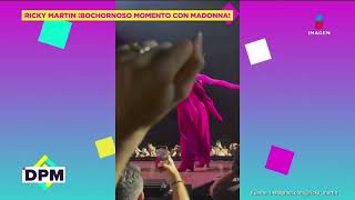 ¡Ricky Martin comparte BOCHORNOSO momento con Madonna en concierto! | DPM